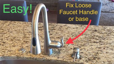 moen kitchen faucet loose handle|How to Tighten a Loose Moen Single